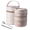 Kit Potes Térmicos + Lancheira e Talheres LunchBox